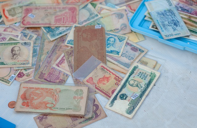 asijské bankovky